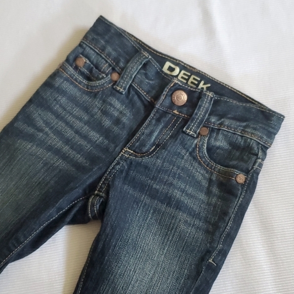 Peek Dungarees Denim Skinny Jeans Toddler Girl Size 2 - Picture 4 of 7